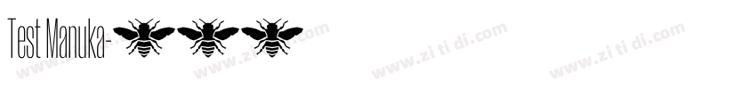 Test Manuka字体转换